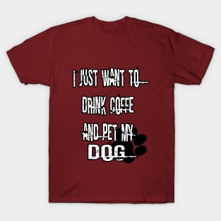 Coffee & dogs T-Shirt